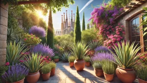 Plantas resistentes al sol en Barcelona